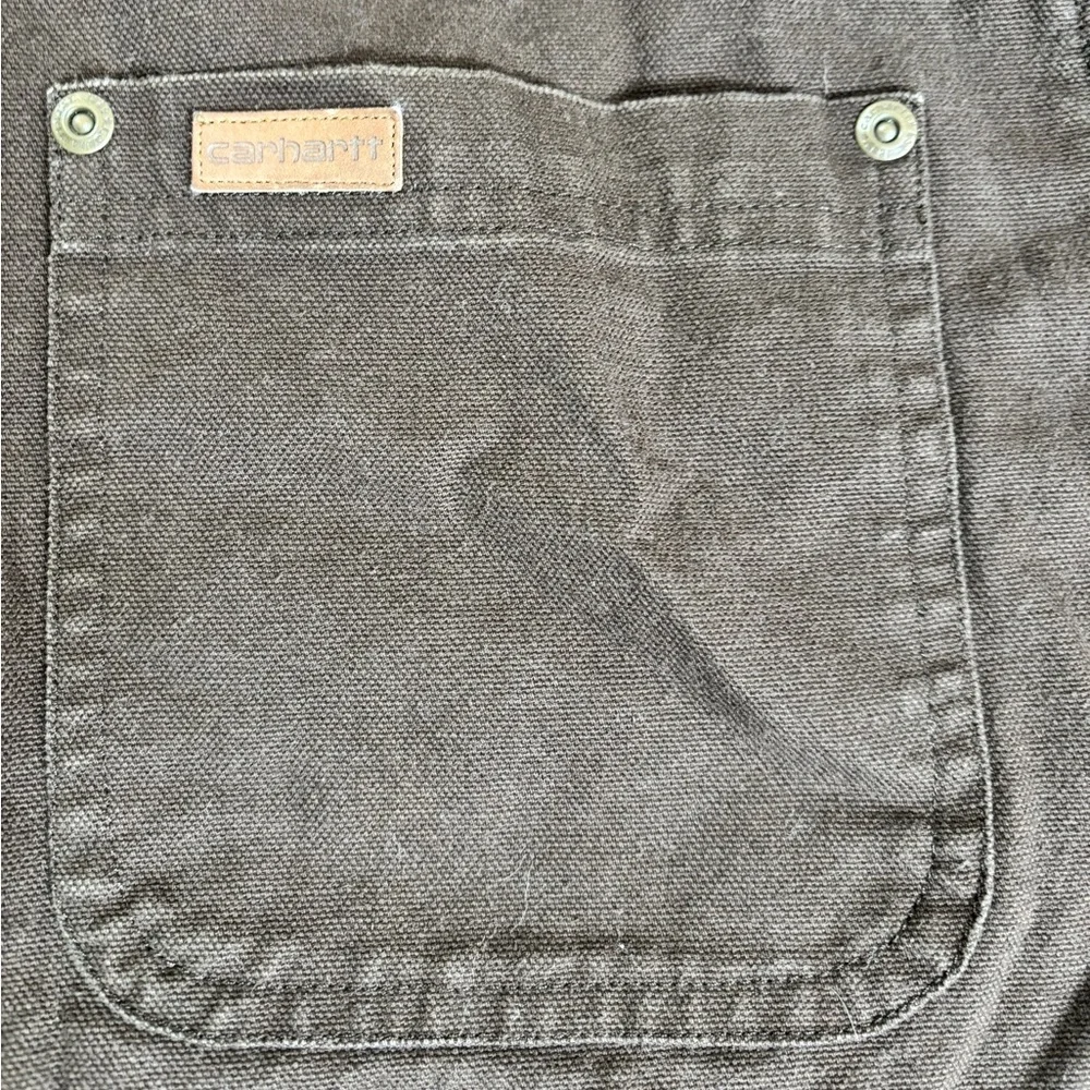 Carhartt Flannel Lined Canvas Shirt Jac (S296) - Picture 3 of 14